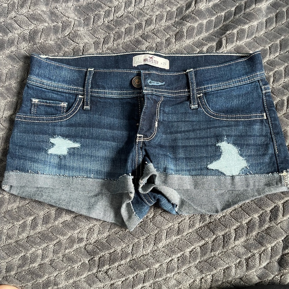Hollister Blue Jean Shorts